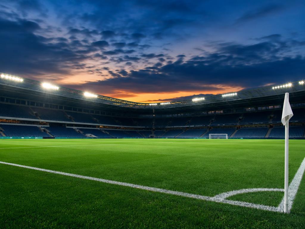 An empty sports stadium