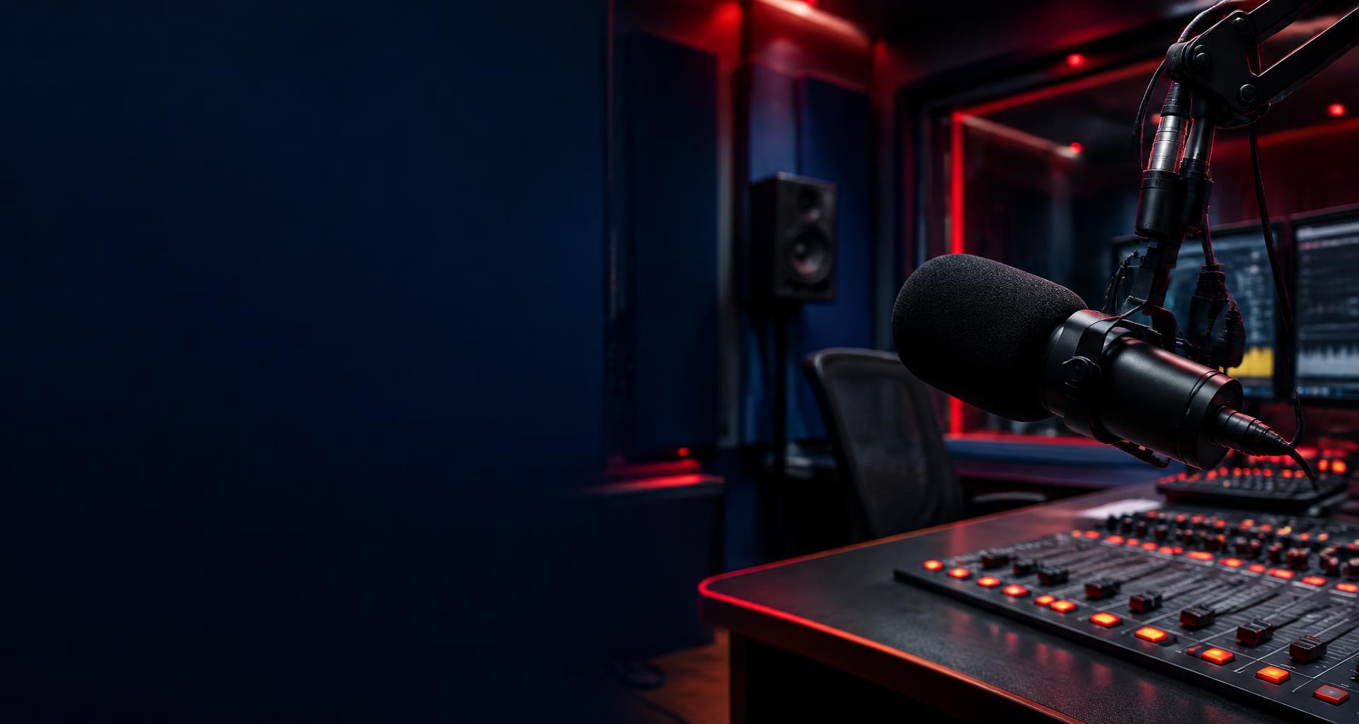 Radio broadcast microphone